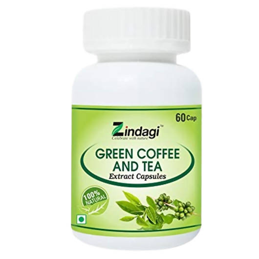 Zindagi Green Coffee And Tea Extract Capsules - Grab2buy