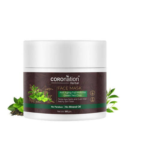 Coronation Herbal Anti Aging Fuji Matcha Green Tea Clay Face Mask Grab2Buy Coronation Herbal Grab2Buy