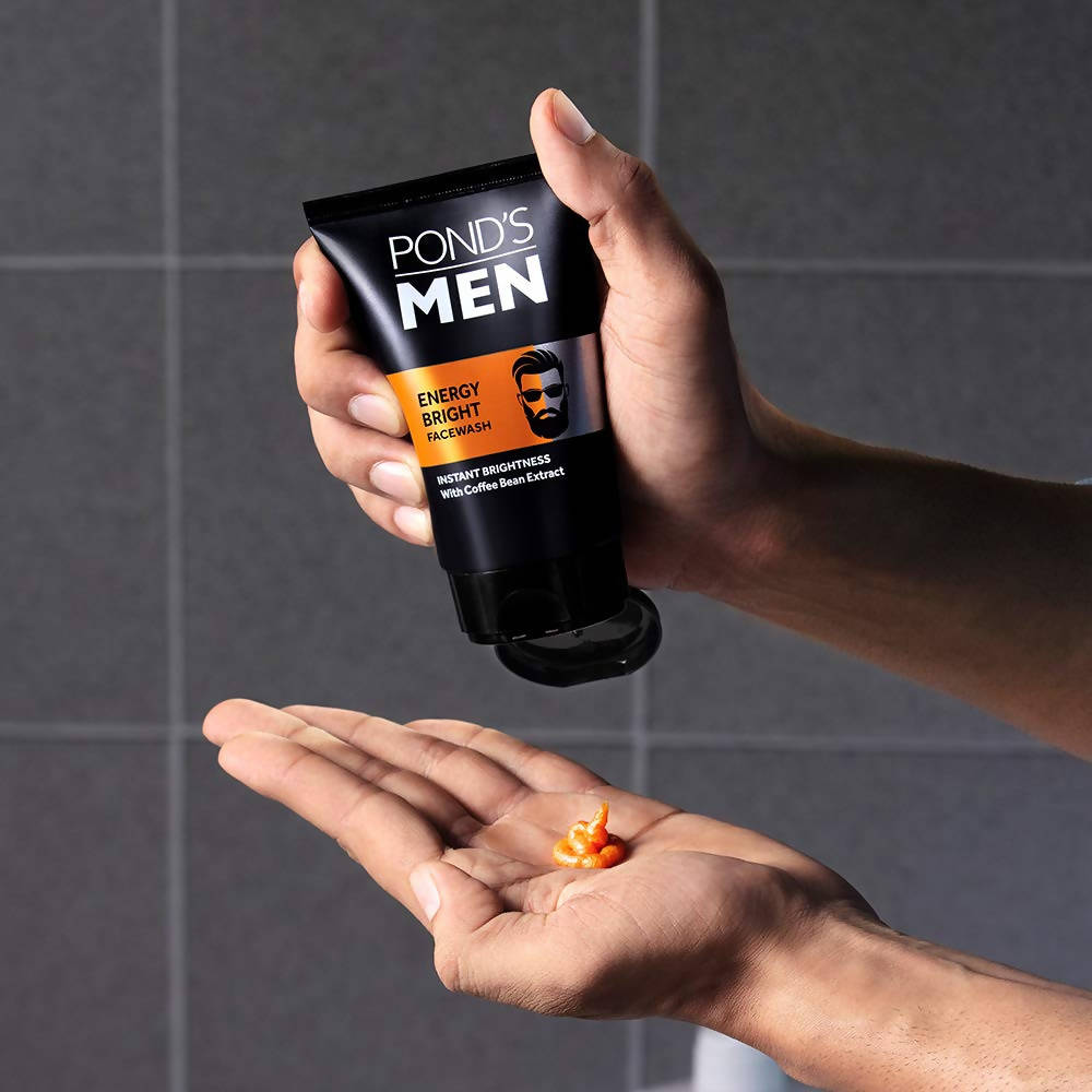 Men's Energy Bright Face Wash Coffee Beans Bright Skin - 100 gm