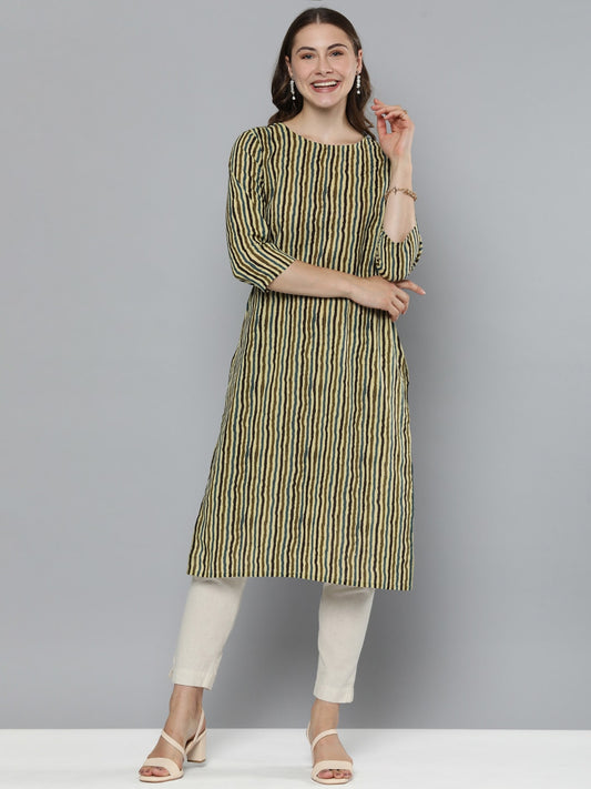 HERE&NOW Striped Kurta