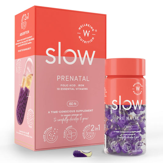 Wellbeing Nutrition Slow | Prenatal Capsules - Grab2buy