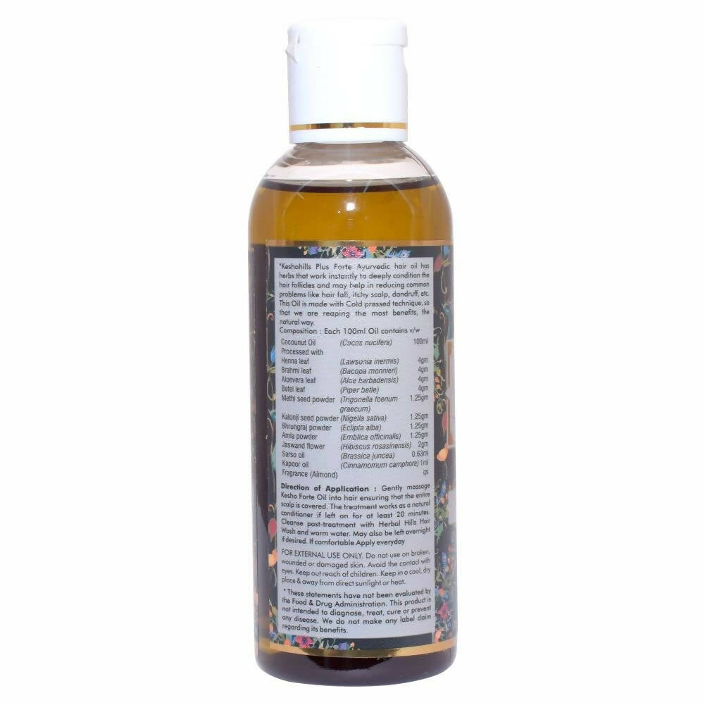 Herbal Hills Keshohills Plus Forte Ayurvedic Hair Oil - Grab2buy