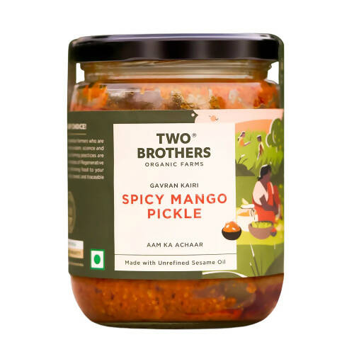 Two Brothers Organic Farms Spicy Mango Pickle - Grab2buy