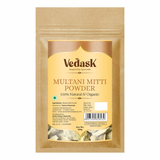 Vedask Organic Multani Mitti Powder Grab2Buy Vedask Grab2Buy