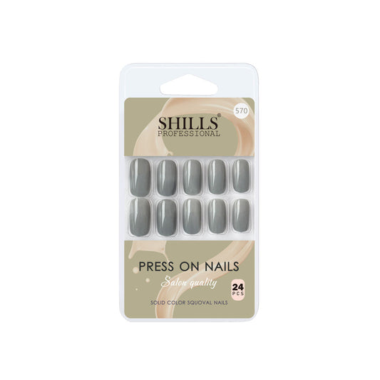 Shills Professional Reusable Press On Nails Square - SPN570