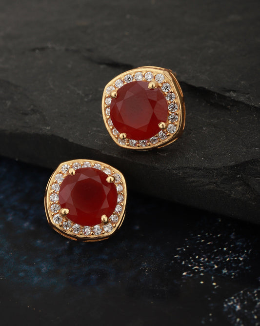 Gold-Polished With Hanging Pearl Fancy Half Hoop Earring For Women - Wahe Jewels | Grab2Buy