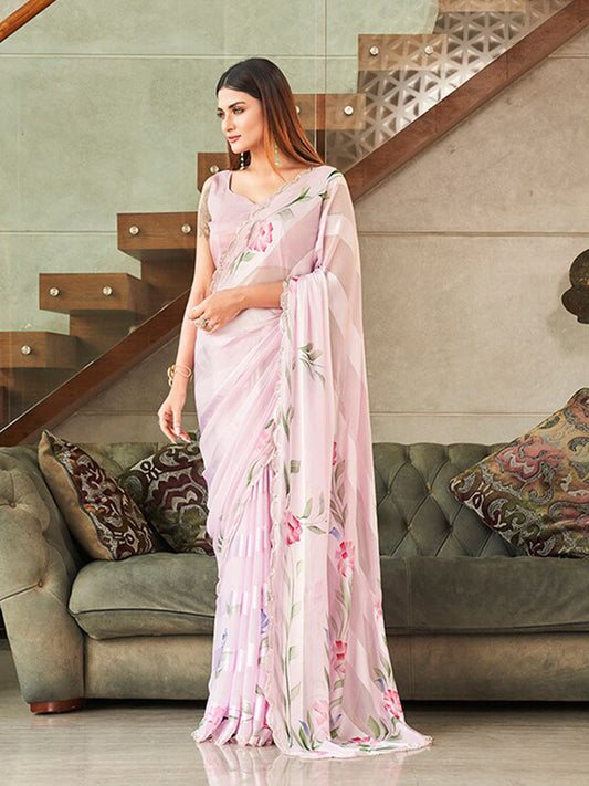 Tikhi Imli Floral Printed Sequinned Grab2Buy