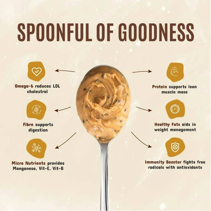 Wow Life Science Crunchy Superseeds Peanut Butter - Distacart