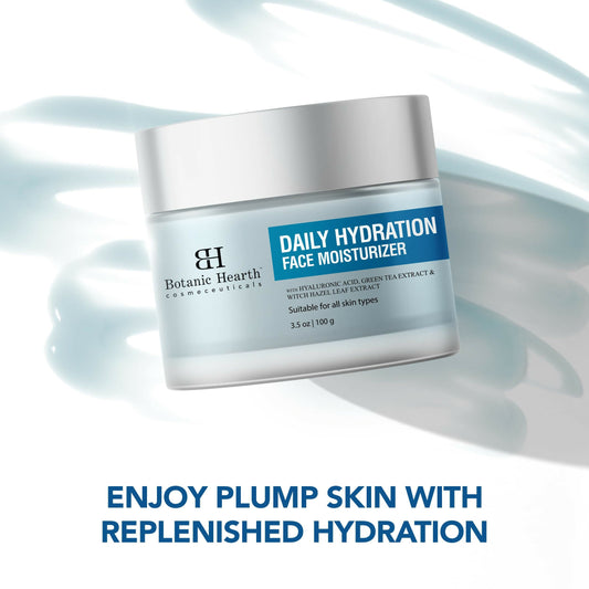 Botanic Hearth Daily Hydration Moisturizer for Face with Hyaluronic Acid & Green Tea Extract Grab2Buy Botanic Hearth Grab2Buy