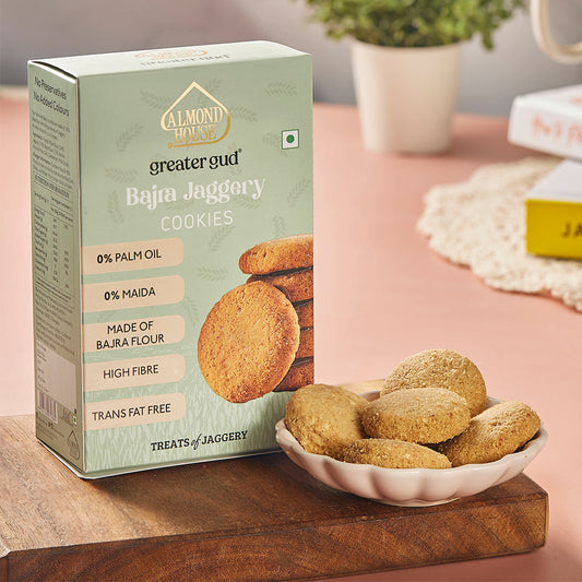 Almond House Bajra Jaggery Cookies Grab2Buy Almond House Grab2Buy