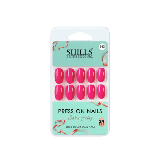 Shills Professional Reusable Press On Nails Oval - SPN543
