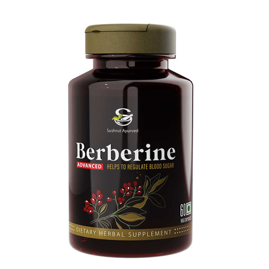 Sushrut Ayurved Good Health Berberine Veg Capsules - Grab2buy