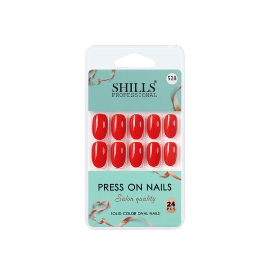 Shills Professional Reusable Press On Nails Oval - SPN528