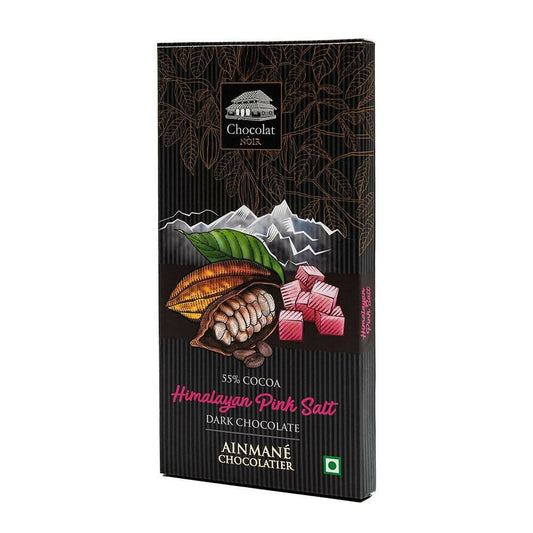 Ainmane Himalayan Pink Salt Dark Chocolate 55% Cocoa - Grab2buy