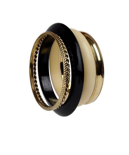 Brass Alloy Designer Brass Five Bangle Set - The Pari | Grab2Buy