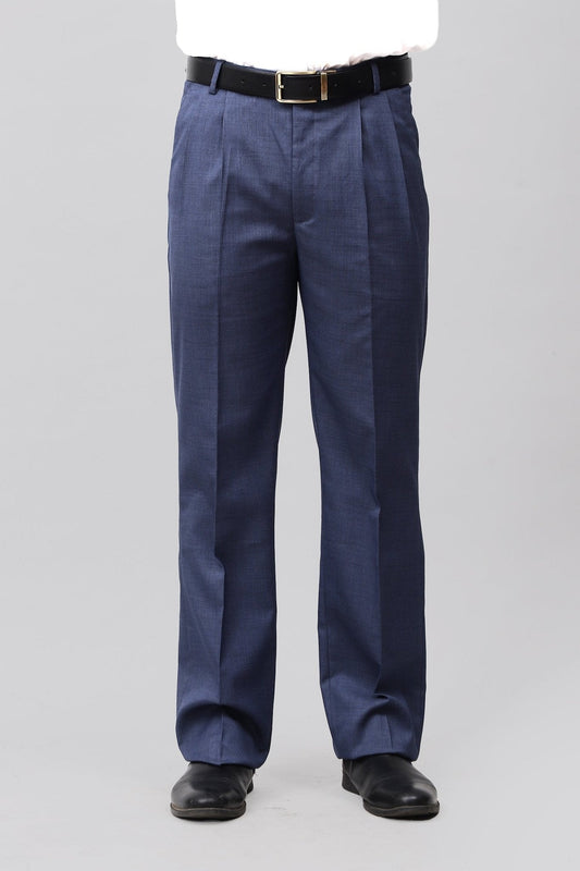 Bluebird Electric Blue Pleated Trouser
