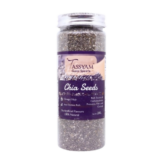 Tassyam Organics Chia Seeds Bottle
