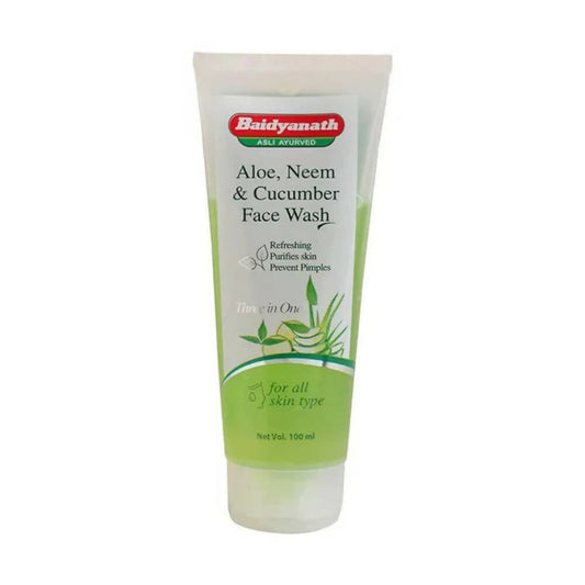 Baidyanath Jhansi Aloe, Neem & Cucumber Face Wash - Grab2buy