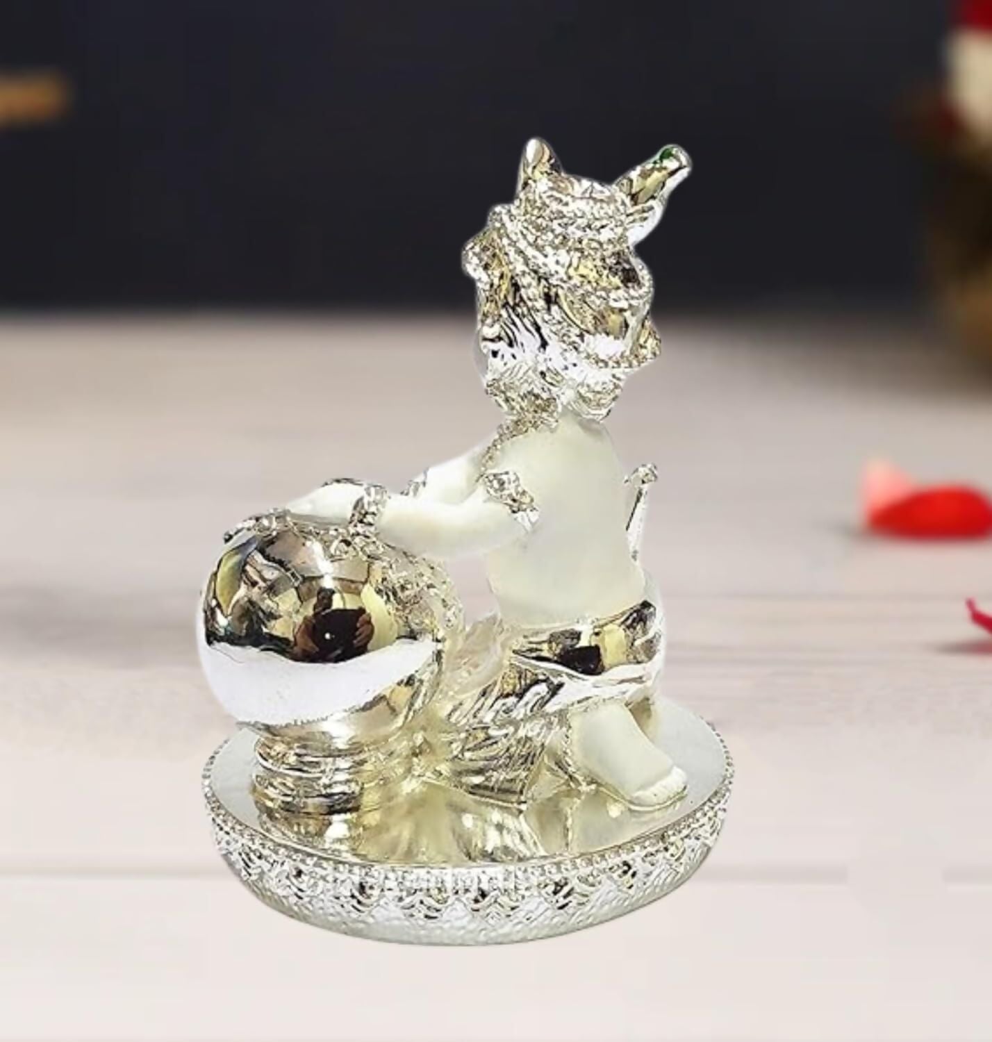 Gold Art India Makhan Krishna Idol - Grab2buy
