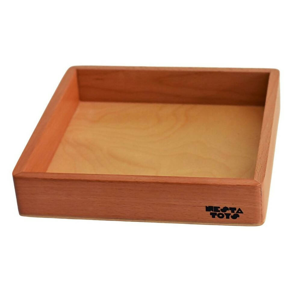 Nesta Toys Sensory Wooden Toy Set with Montessori Tray - Beech Wood - Grab2buy