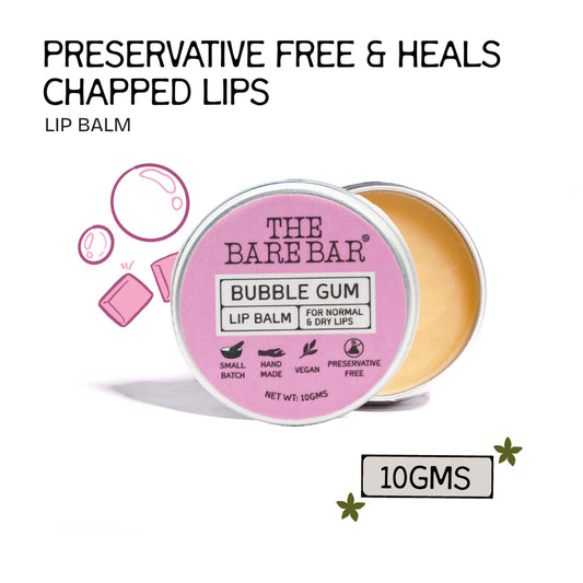 The Bare Bar Berry Blast Lip Balm - Buttery Moisture For Pigmented, Dry Lips - Bubble Gum Grab2Buy The Bare Bar Grab2Buy