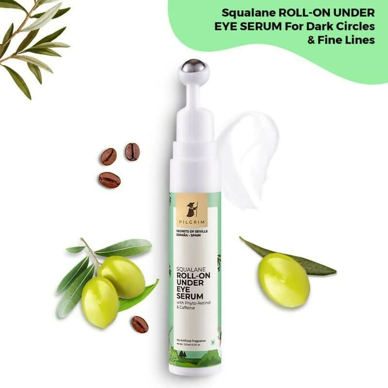 Pilgrim Roll-on Under Eye Cream Massage Roller To Reduce Dark Circles, Puffiness, and Fine Lines - Grab2buy