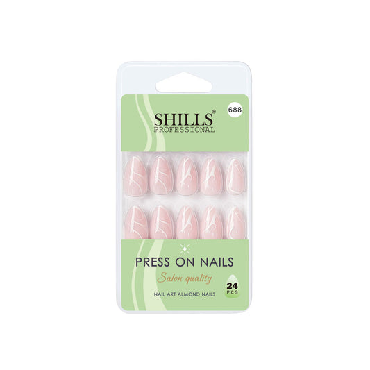 Shills Professional Reusable Press On Nails Almond - SPN688