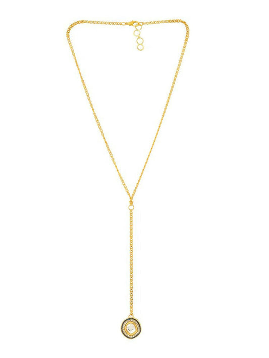 Gold Plated Kundan Necklace - Ruby Raang | Grab2Buy