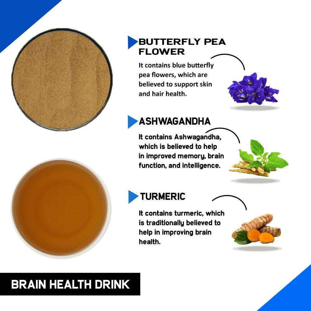 Just Vedic Brain Health Drink Mix - Grab2buy