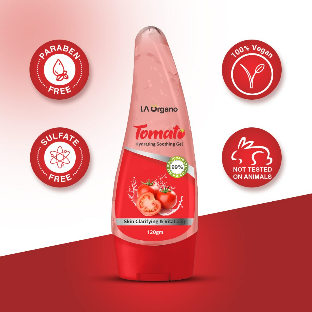 LA Organo Aloevera Gel & Tomato Hydrating Soothing Gel Combo - Grab2buy