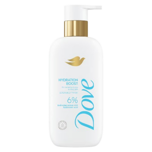 Dove 6% Hydrating Serum With Hyaluronic Acid Hydration Boost Bodywash