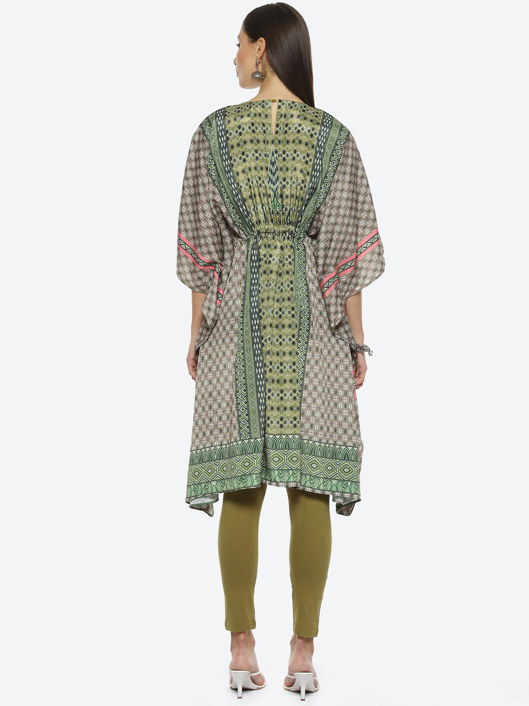Biba Extented Sleeves Printed Kurta Set - Grab2buy
