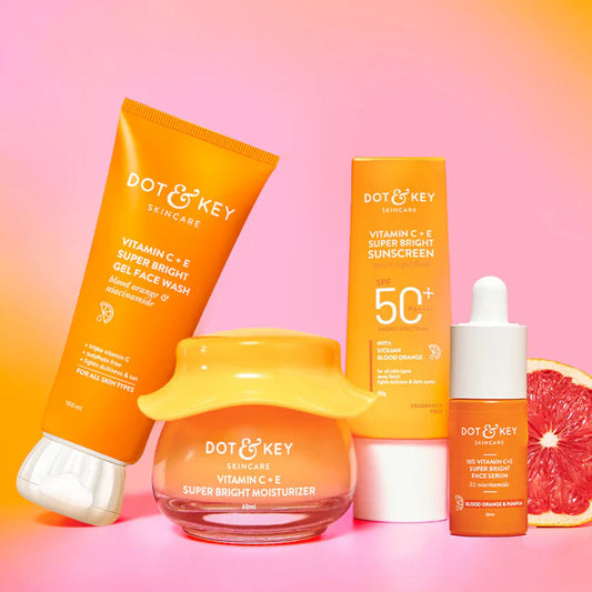 Dot & Key CSMS (Cleanser, Serum, Moisturizer, Sunscreen) Vitamin C Combo Grab2Buy Dot & Key Grab2Buy