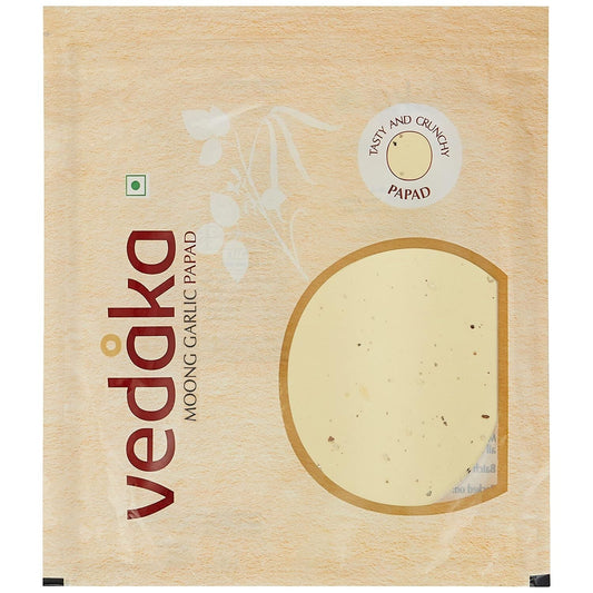Vedaka Moong Garlic Papad - Grab2buy