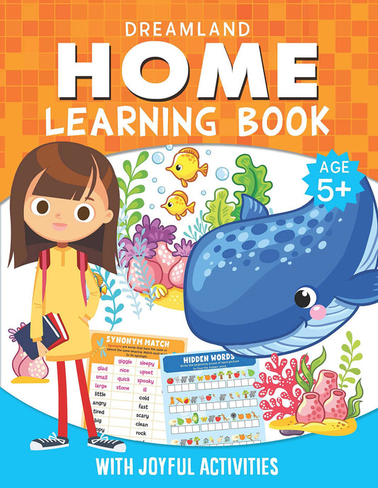 Dreamland Home Learning Book With Joyful Activities - 5+ : Children Interactive & Activity Book
