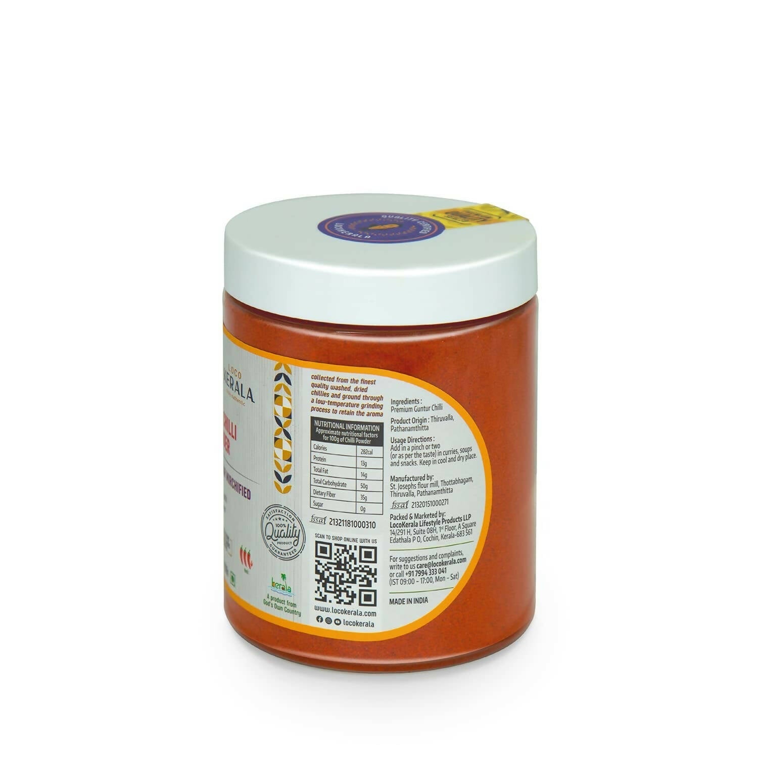 LocoKerala Malabar Mirchified Hot Chilli Powder - Distacart
