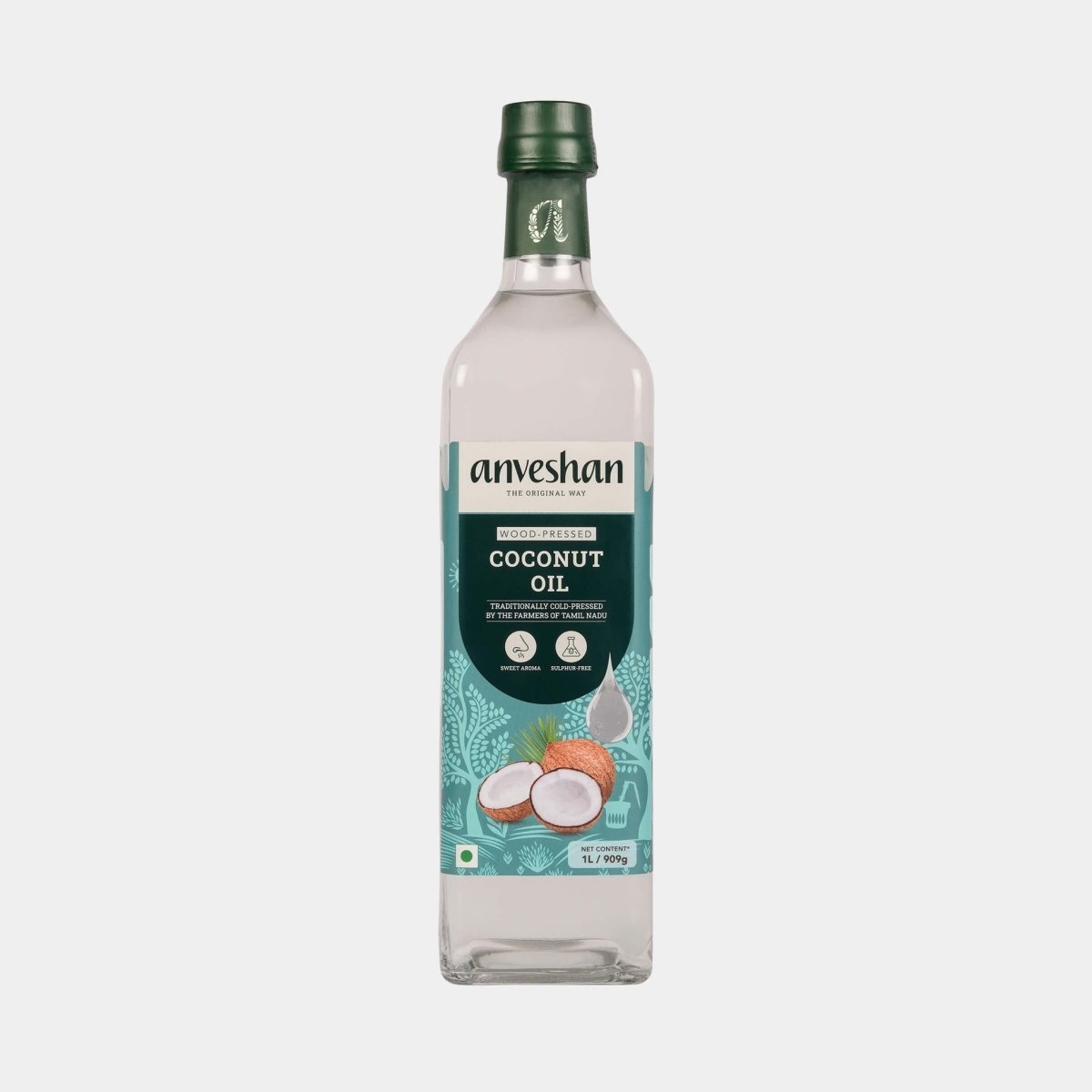 Anveshan Wood Pressed Coconut Oil - Grab2buy