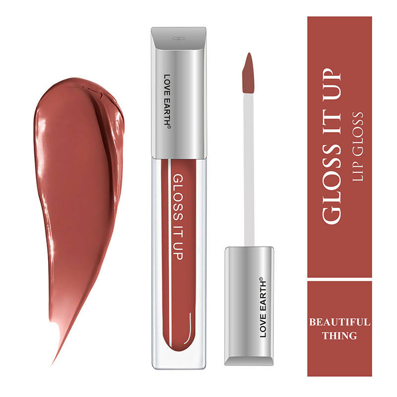 Love Earth Lip Gloss - Beautiful Thing (Barbie Pink) - Grab2buy