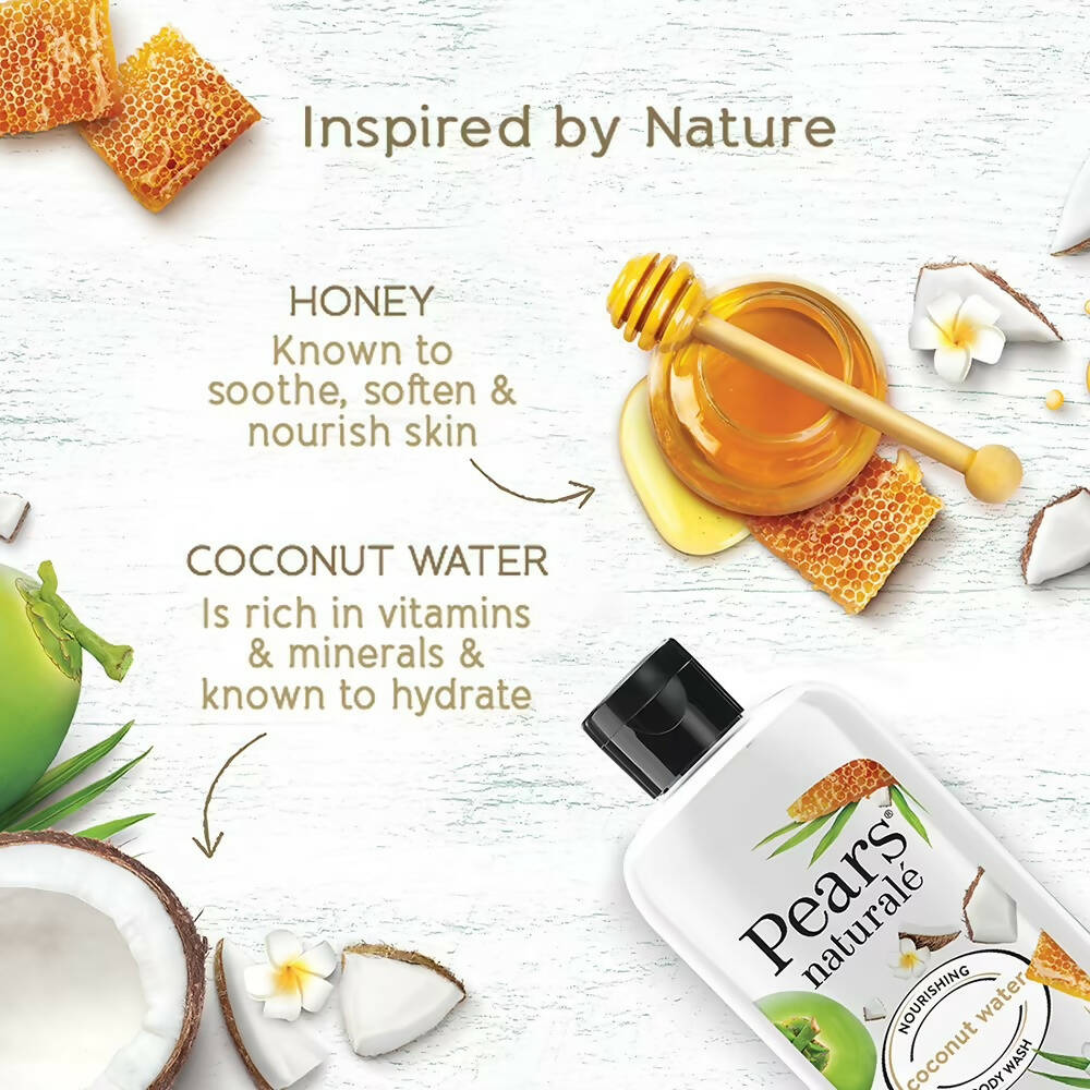 Pears Naturale Brightening Pomegranate & Nourishing Coconut Water Body Wash Combo - Grab2buy