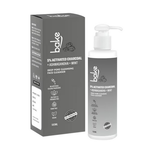 Bake 5% Activated Charcoal Face Cleanser Grab2Buy Bake Grab2Buy