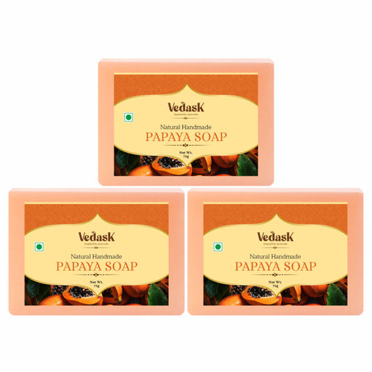 Vedask Organic Handmade Papaya Bath Soap Grab2Buy Vedask Grab2Buy