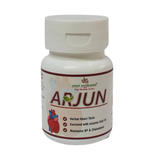 Deep Ayurveda Arjun 500mg Veg Capsules - Grab2buy