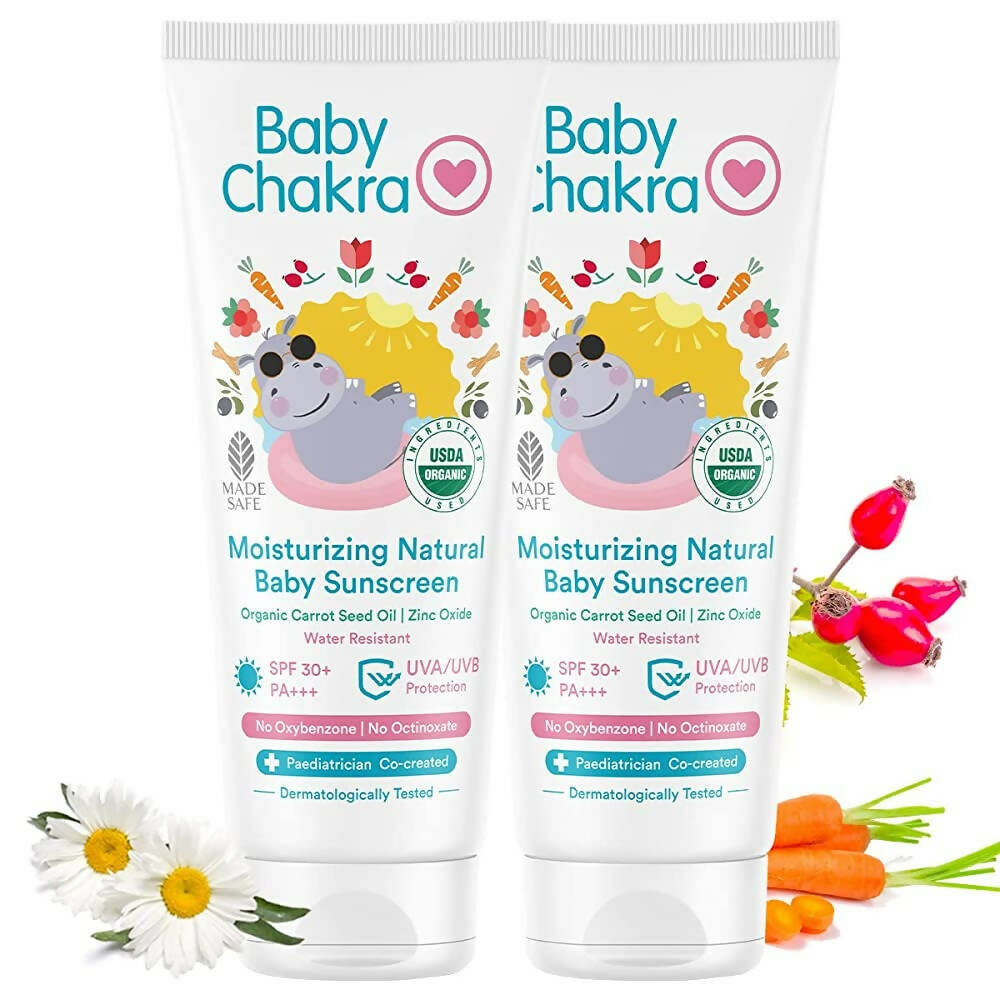 BabyChakra Moisturizing Natural Baby Sunscreen - Grab2buy
