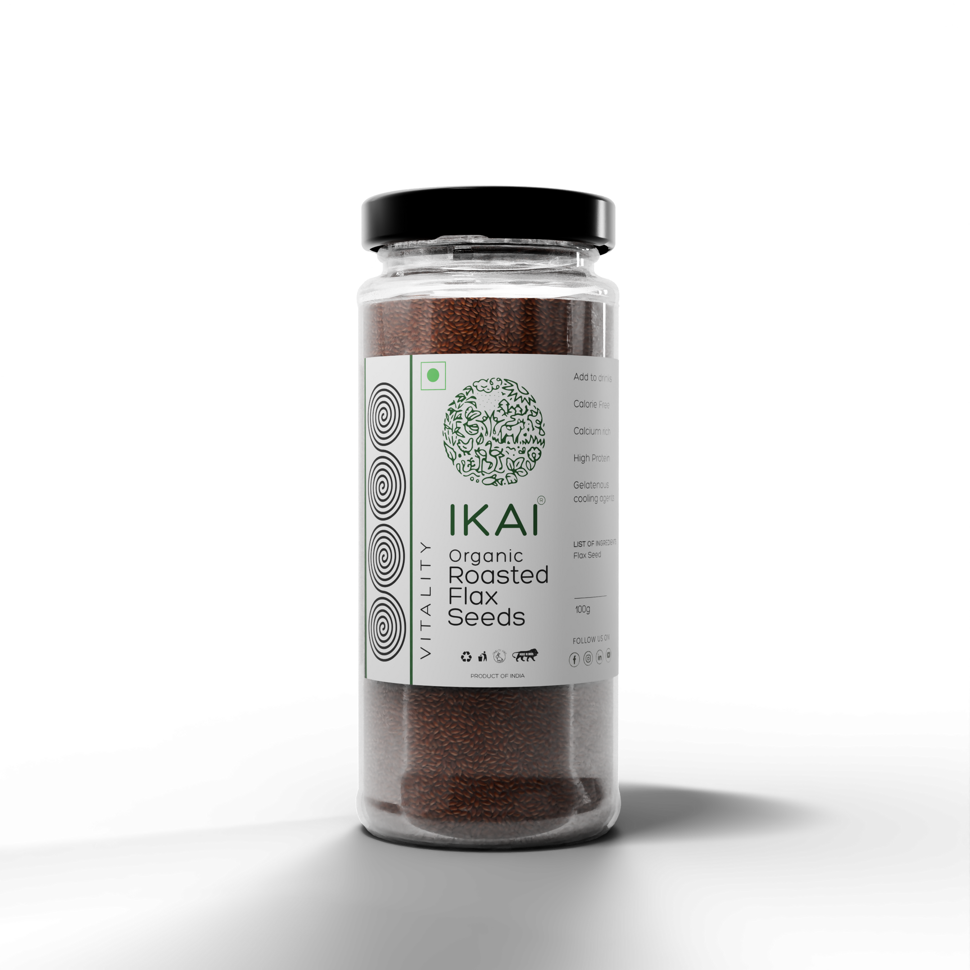 2 - Organic Flax Seeds - 100g