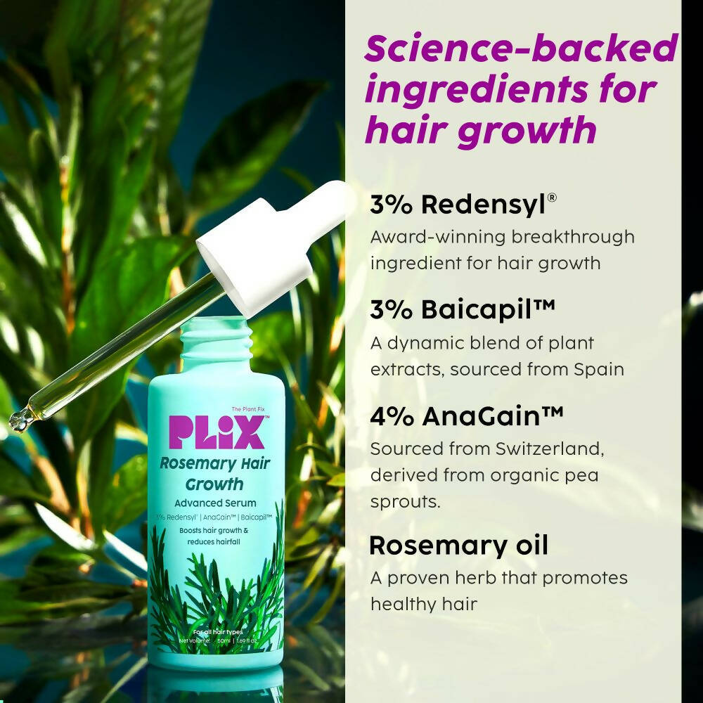 PLIX The Plant Fix Rosemary Advanced Hair Growth Serum - Grab2buy