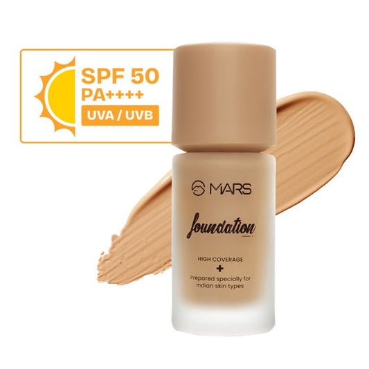 MARS Cosmetics SPF50 PA++++ High Coverage Liquid Foundation - 6.5
