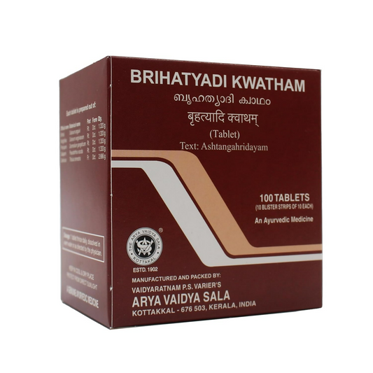 Grab2Buy Arya Vaidya Sala Brihatyadi Kwatham Tablets