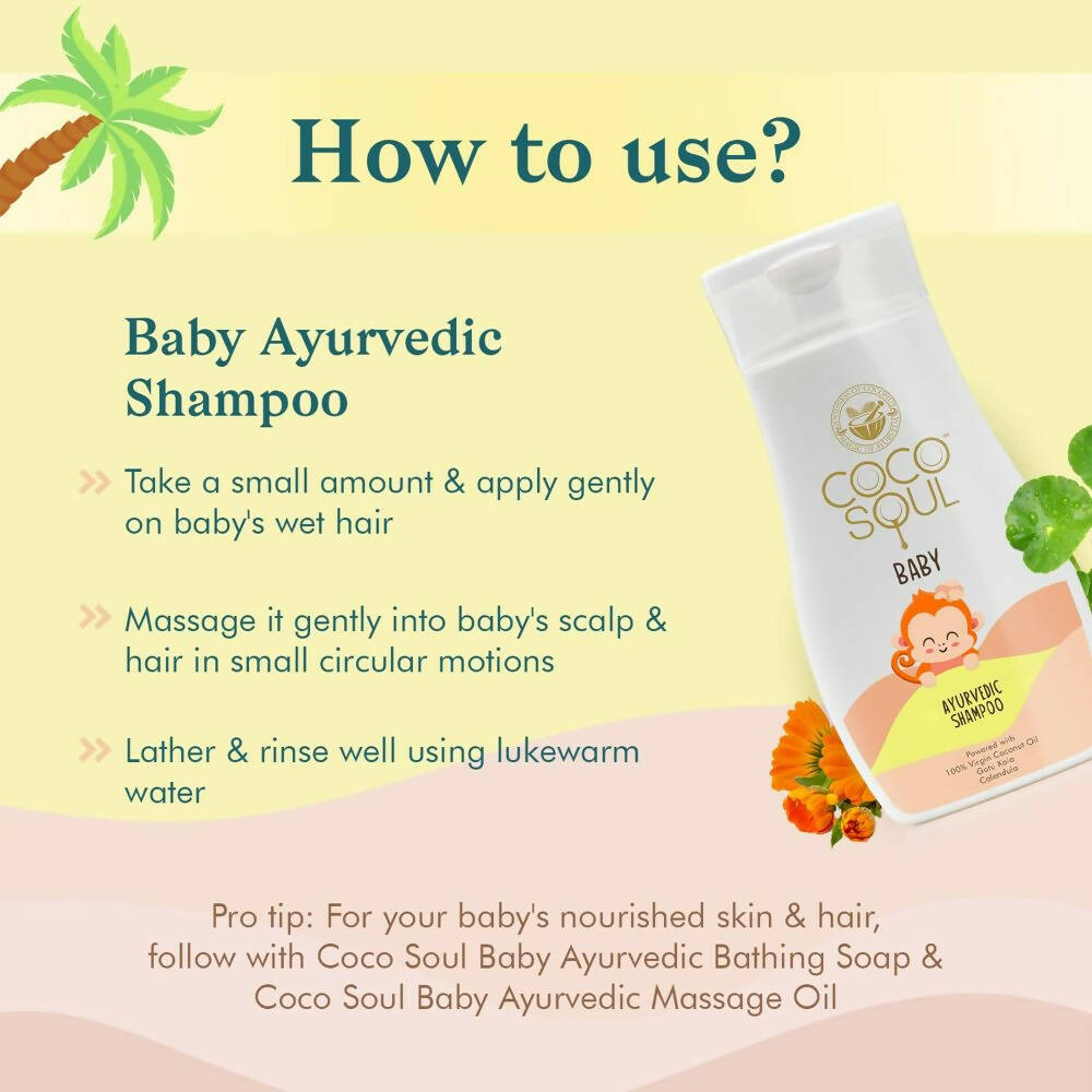 Coco Soul Baby Ayurvedic Shampoo - Grab2buy
