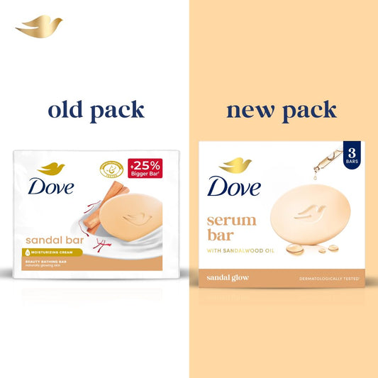 Dove Sandal Beauty Bathing Bar - For Natural Glowing Skin Grab2Buy Dove Grab2Buy