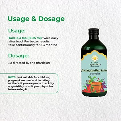 Kerala Ayurveda Aswagandharishtam - Grab2buy